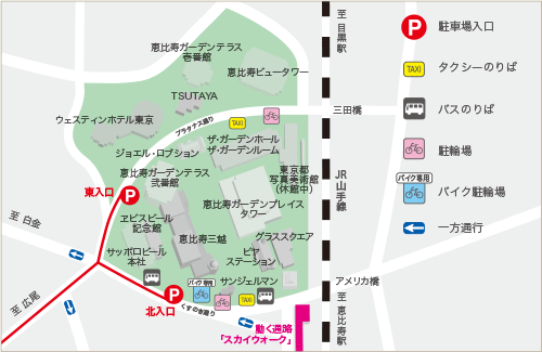 恵比寿ガーデンプレイス地図