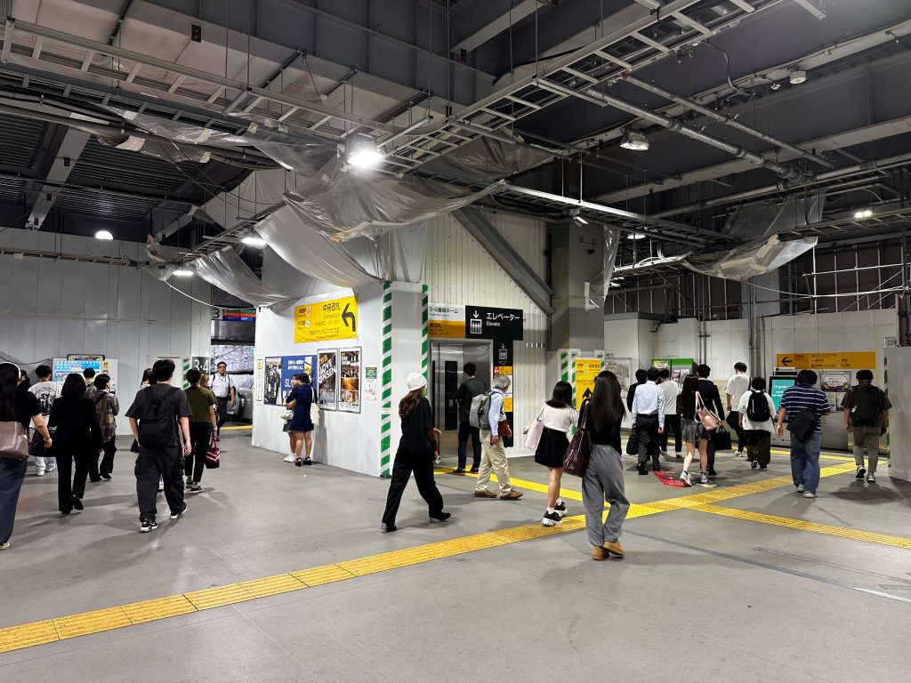 渋谷駅の様子