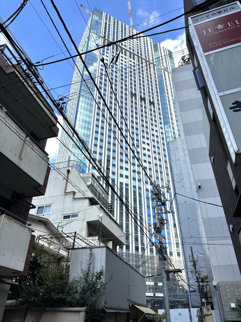 「赤坂トラストタワー(東京ワールドゲート赤坂)」建設地