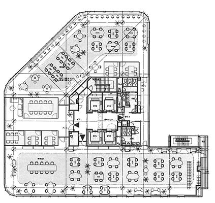 【WORK VILLA YAESU】基準階平面図