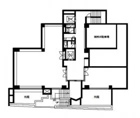 仙石山アートハウスビルの基準階図面