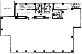 Daiwa東池袋ビルの基準階図面