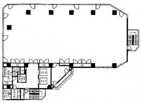 芝ボートビルの基準階図面