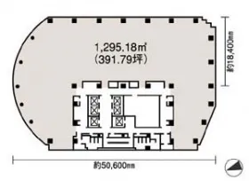 NBFプラチナタワーの基準階図面