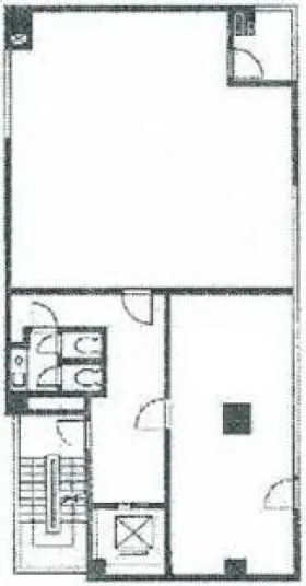 川名第一ビルの基準階図面