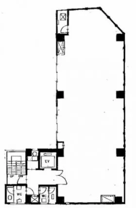 八重洲中央ビルの基準階図面