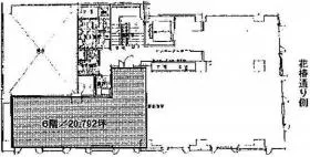 GINZA GS BLD.2ビルの基準階図面