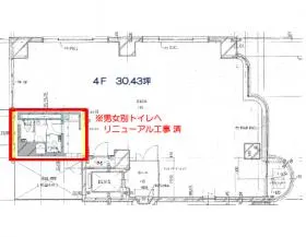 ACN日本橋小網町ビルの基準階図面