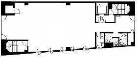 東京堂錦町ビルの基準階図面