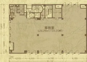 四谷オーキッドビルの基準階図面