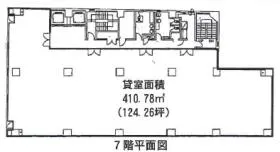 明治安田生命八重洲ビルの基準階図面