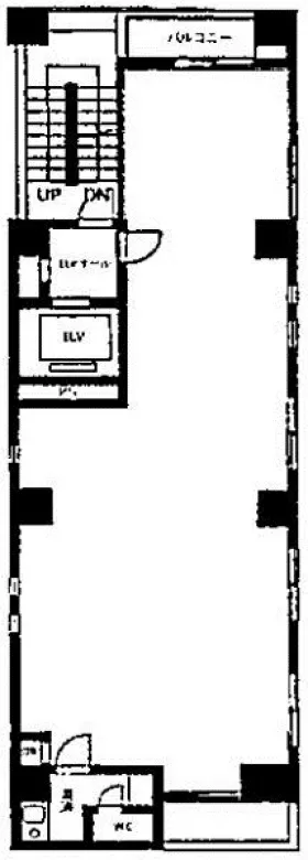 八重洲鈴木ビルの基準階図面
