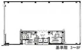 ラウンドクロス新宿の基準階図面