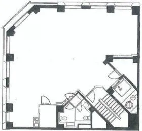 壱番館ビルディングの基準階図面