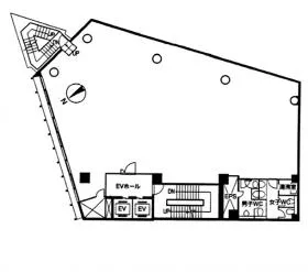 Daiwa銀座アネックスビルの基準階図面