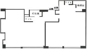 細川ビルの基準階図面