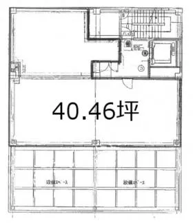 アミューズ赤坂 旧)RIFA2ビルの基準階図面