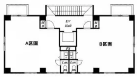 竹内ビルの基準階図面