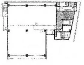 第1桂城ビルの基準階図面