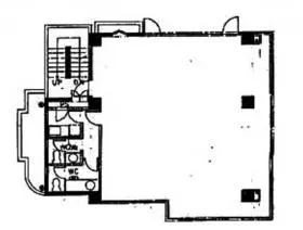 ハント四谷ビルの基準階図面