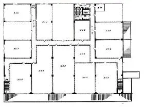 松岡品川埠頭ビルの基準階図面