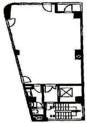 山本ビルの基準階図面