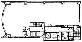 @WORK SHINJUKUGYOEN(旧:JESCO新宿御苑)ビルの基準階図面