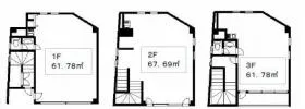 AMB西麻布ビルの基準階図面