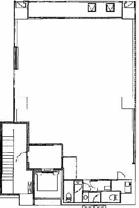 銀座1616ビルの基準階図面