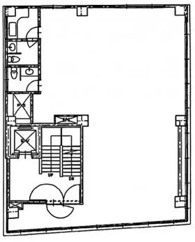 ABビルの基準階図面
