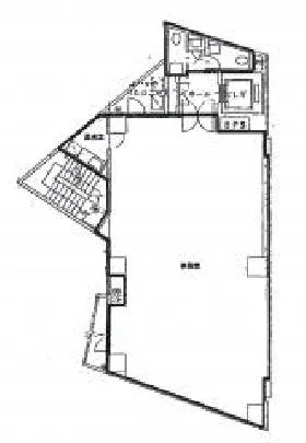桜ヶ丘平井ビルの基準階図面