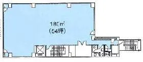 日本生命銀座ビルの基準階図面