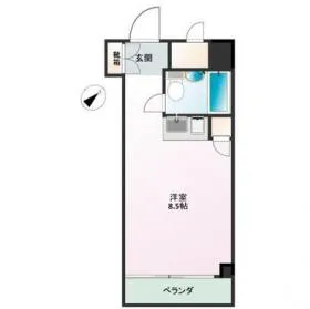 新宿グリーンプラザビルの基準階図面