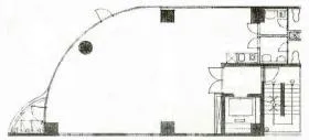 イクソン日本橋ビルの基準階図面