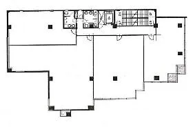 イマス北品川ビルの基準階図面