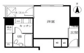 渋谷グランドハイツビルの基準階図面