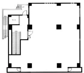 エム・エフ青山ビルの基準階図面
