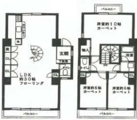 シビタス原宿ビルの基準階図面