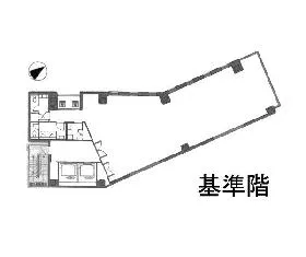 KIMURA BUILDINGの基準階図面