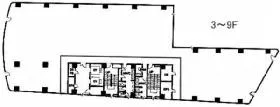 JRE西新宿テラス(旧:新和ビルディング)の基準階図面