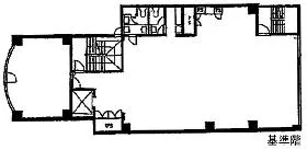 VORT芝大門Ⅱ(旧:アトラス芝大門)の基準階図面