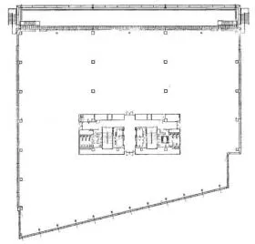 Daiwa麻布テラスビルの基準階図面