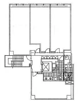 VORT平河町(旧ビュレックス平河町)の基準階図面