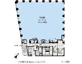 アクロス新川ビル・アネックスの基準階図面
