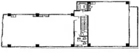 本間屋ビルの基準階図面