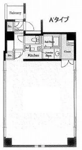 デュープレックス銀座タワー8/14の基準階図面