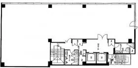 名古路ビル新館の基準階図面