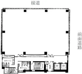 KR GINZAⅡ(旧:東急銀座二丁目ビル)の基準階図面