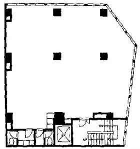 第五花田ビルの基準階図面