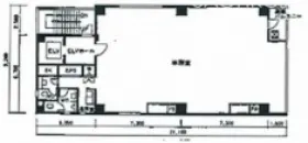 MARK SQUARE AKIHABARA(旧:秋葉原富士ビル)ビルの基準階図面